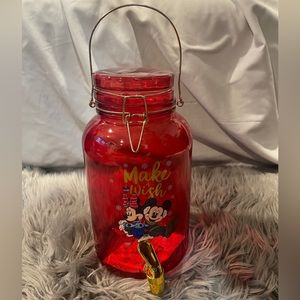 Disney Holiday Time Mickey & Minnie Drink Dispenser
